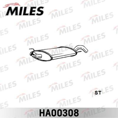 Miles HA00308 - End Silencer autospares.lv
