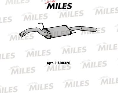 Miles HA00326 - End Silencer autospares.lv