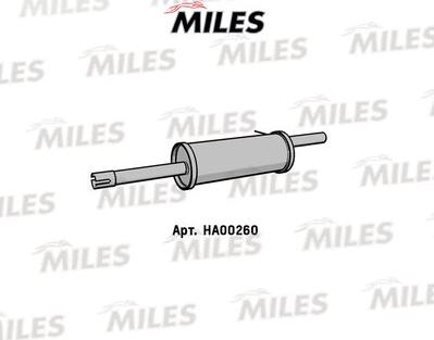 Miles HA00260 - End Silencer autospares.lv