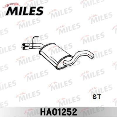 Miles HA01252 - Middle Silencer autospares.lv