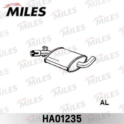 Miles HA01235 - Middle Silencer autospares.lv