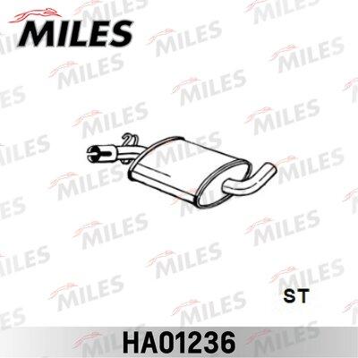 Miles HA01236 - Middle Silencer autospares.lv