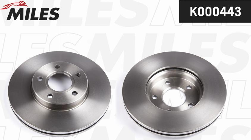 Miles K000443 - Brake Disc autospares.lv