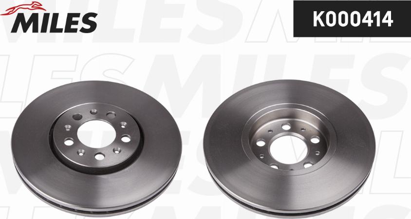 Miles K000414 - Brake Disc autospares.lv