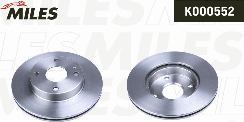 Miles K000552 - Brake Disc autospares.lv