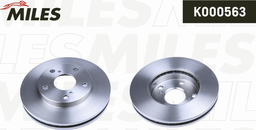 Miles K000563 - Brake Disc autospares.lv