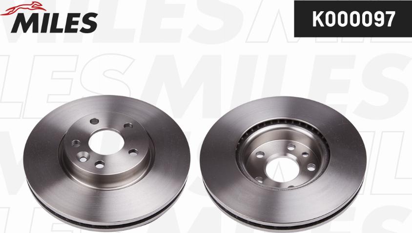 Miles K000097 - Brake Disc autospares.lv