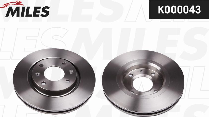 Miles K000043 - Brake Disc autospares.lv