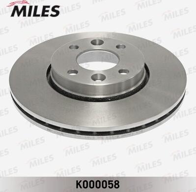 Miles K000058 - Brake Disc autospares.lv