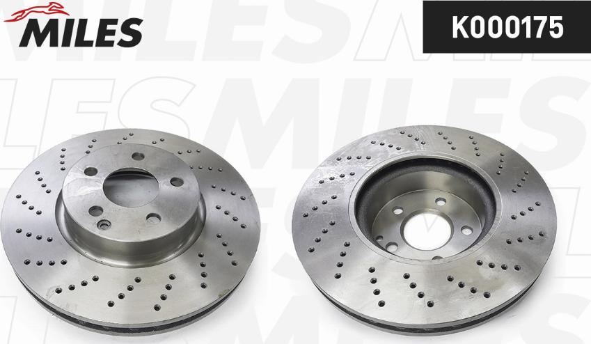 Miles K000175 - Brake Disc autospares.lv