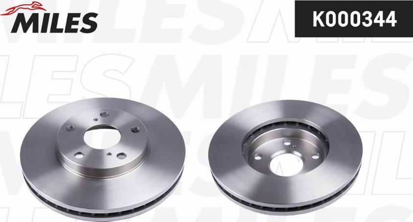 Miles K000344 - Brake Disc autospares.lv