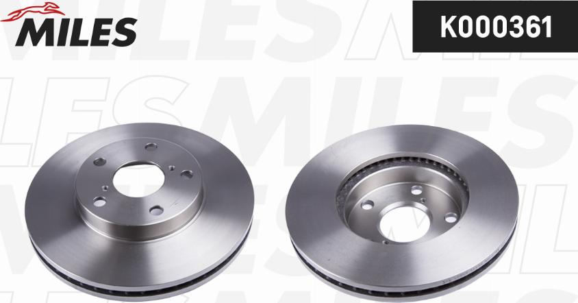 Miles K000361 - Brake Disc autospares.lv