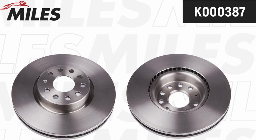 Miles K000387 - Brake Disc autospares.lv