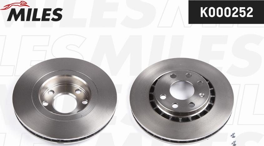 Miles K000252 - Brake Disc autospares.lv