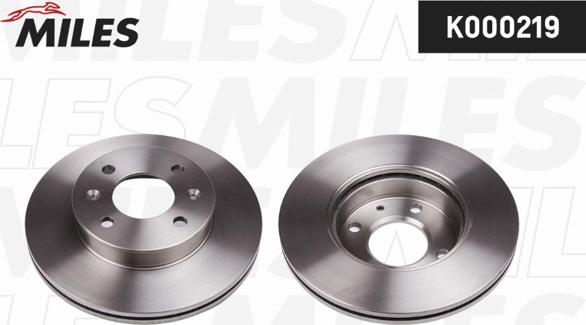 Miles K000219 - Brake Disc autospares.lv