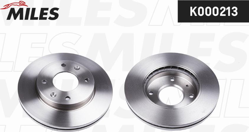 Miles K000213 - Brake Disc autospares.lv