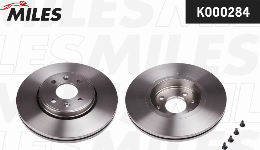 Miles K000284 - Brake Disc autospares.lv