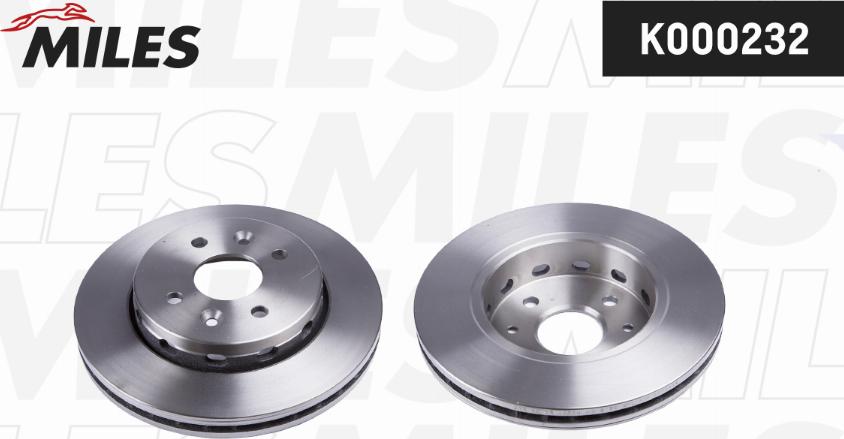 Miles K000232 - Brake Disc autospares.lv