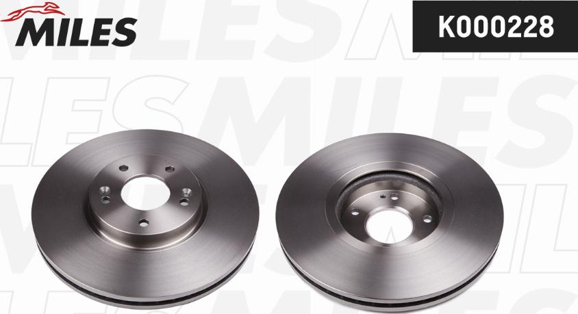 Miles K000228 - Brake Disc autospares.lv