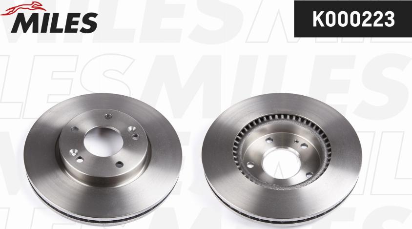 Miles K000223 - Brake Disc autospares.lv