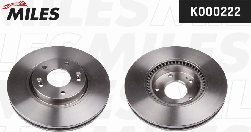 Miles K000222 - Brake Disc autospares.lv