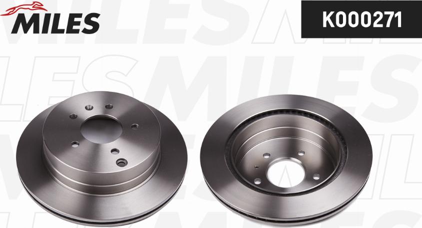 Miles K000271 - Brake Disc autospares.lv