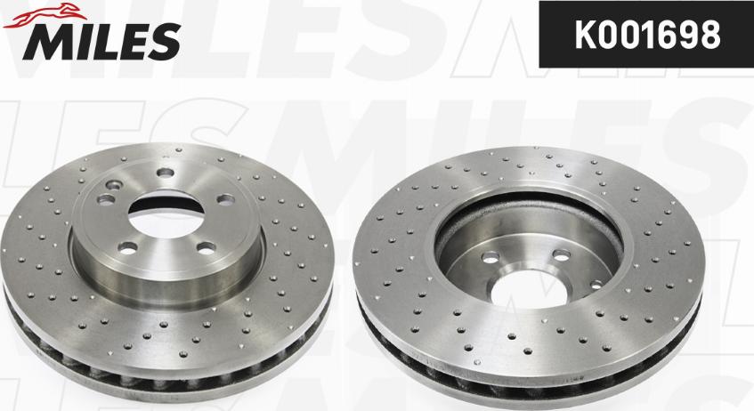 Miles K001698 - Brake Disc autospares.lv