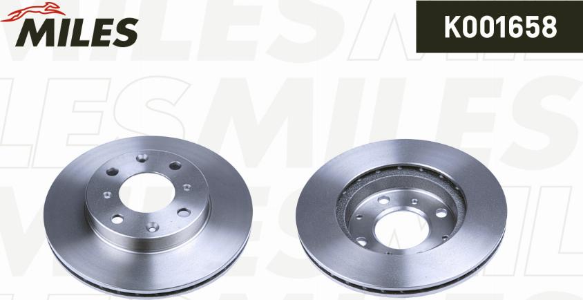 Miles K001658 - Brake Disc autospares.lv