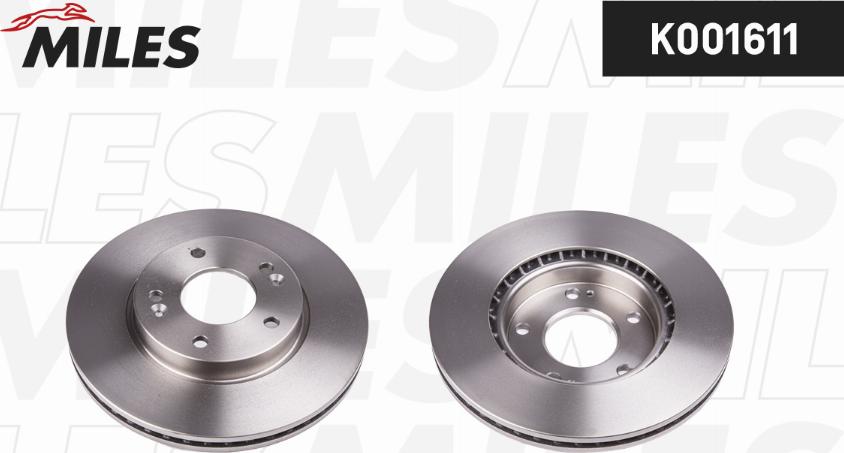 Miles K001611 - Brake Disc autospares.lv