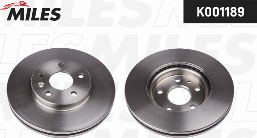 Miles K001189 - Brake Disc autospares.lv