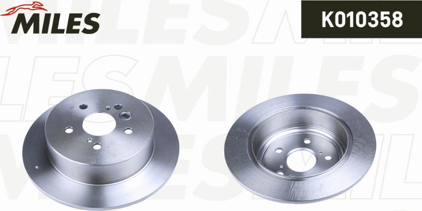 Miles K010358 - Brake Disc autospares.lv