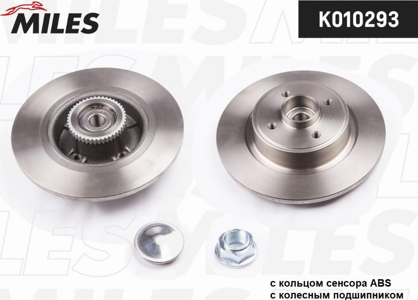 Miles K010293 - Brake Disc autospares.lv