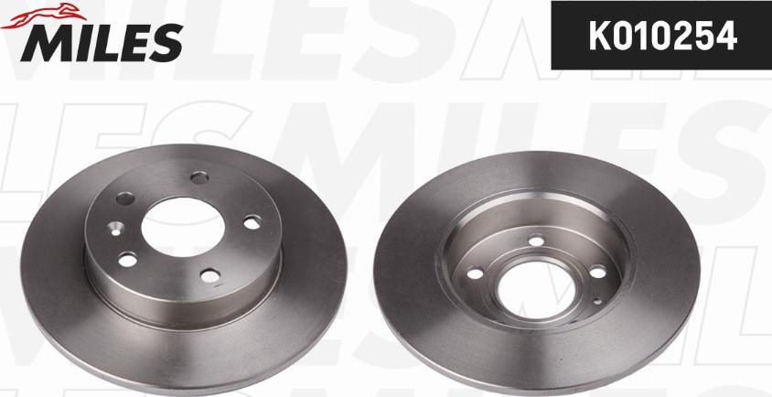 Miles K010254 - Brake Disc autospares.lv