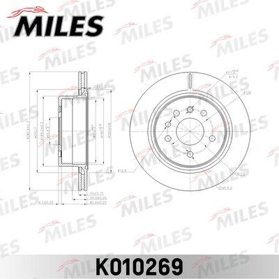 Miles K010269 - Brake Disc autospares.lv