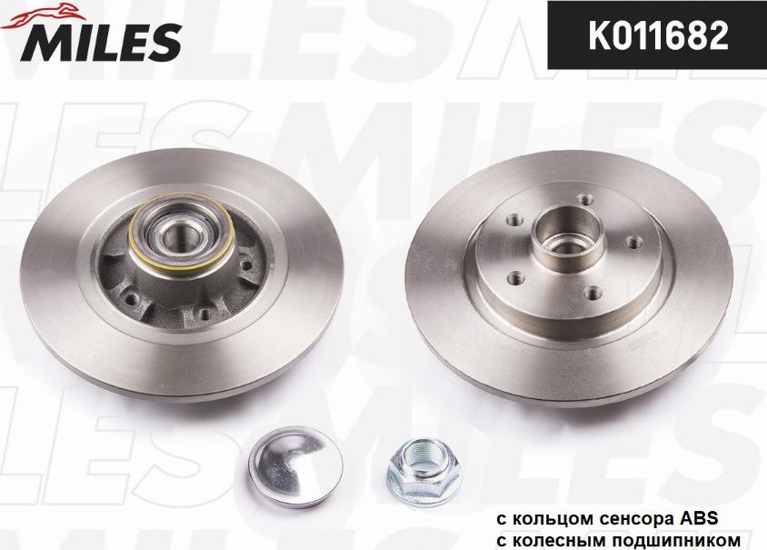 Miles K011682 - Brake Disc autospares.lv