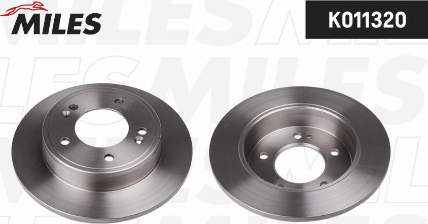 Miles K011320 - Brake Disc autospares.lv