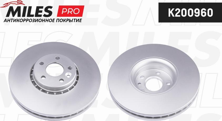 Miles K200960 - Brake Disc autospares.lv