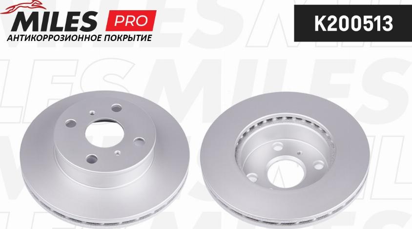 Miles K200513 - Brake Disc autospares.lv