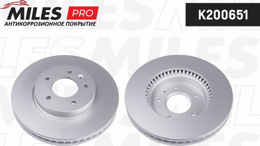 Miles K200651 - Brake Disc autospares.lv