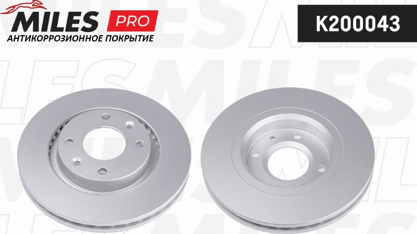 Miles K200043 - Brake Disc autospares.lv