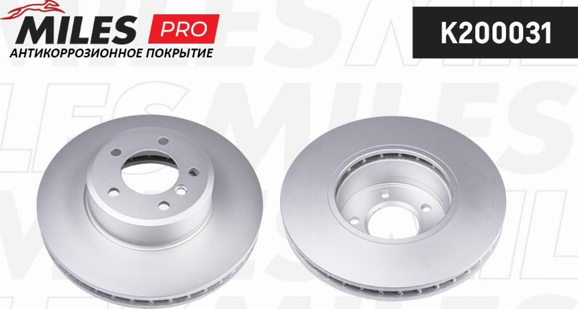 Miles K200031 - Brake Disc autospares.lv