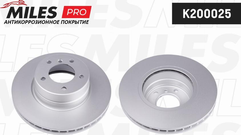 Miles K200025 - Brake Disc autospares.lv