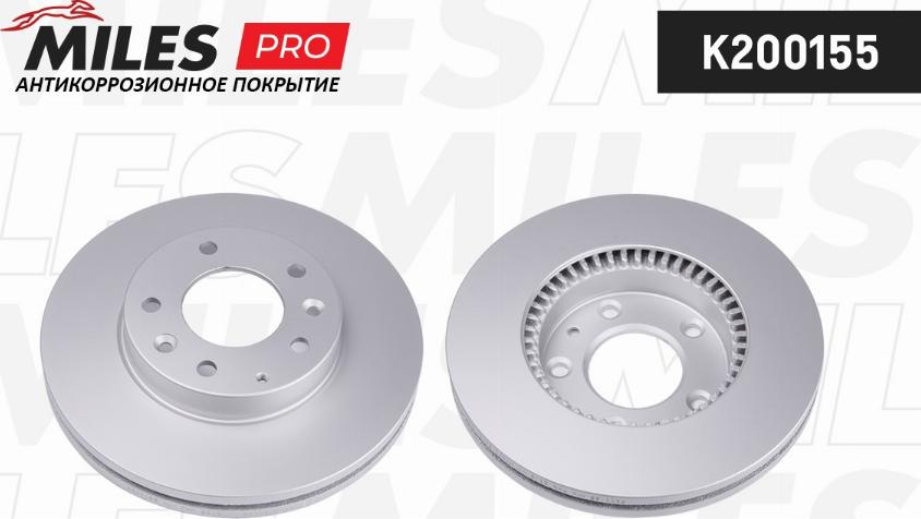 Miles K200155 - Brake Disc autospares.lv