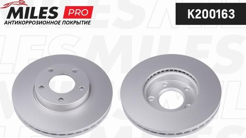 Miles K200163 - Brake Disc autospares.lv