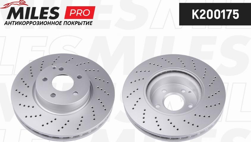 Miles K200175 - Brake Disc autospares.lv