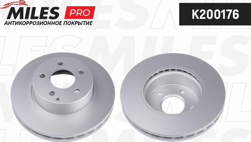 Miles K200176 - Brake Disc autospares.lv