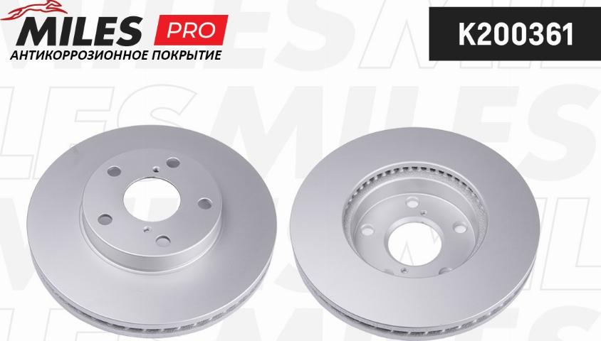 Miles K200361 - Brake Disc autospares.lv