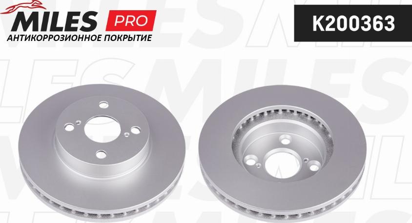 Miles K200363 - Brake Disc autospares.lv