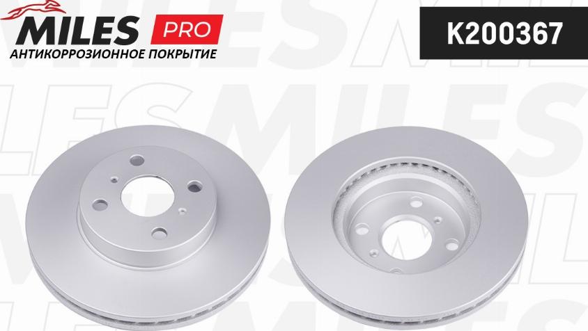 Miles K200367 - Brake Disc autospares.lv