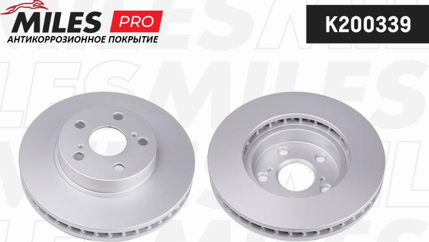 Miles K200339 - Brake Disc autospares.lv